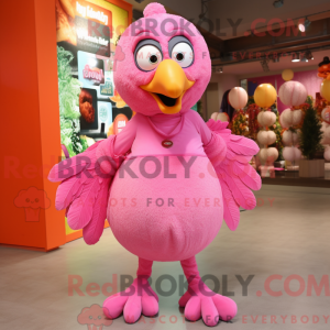 Roze Turkije mascotte...