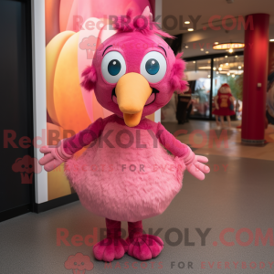 Rosa Truthahn Maskottchen...