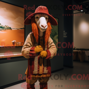 Red Boer Goat mascot...