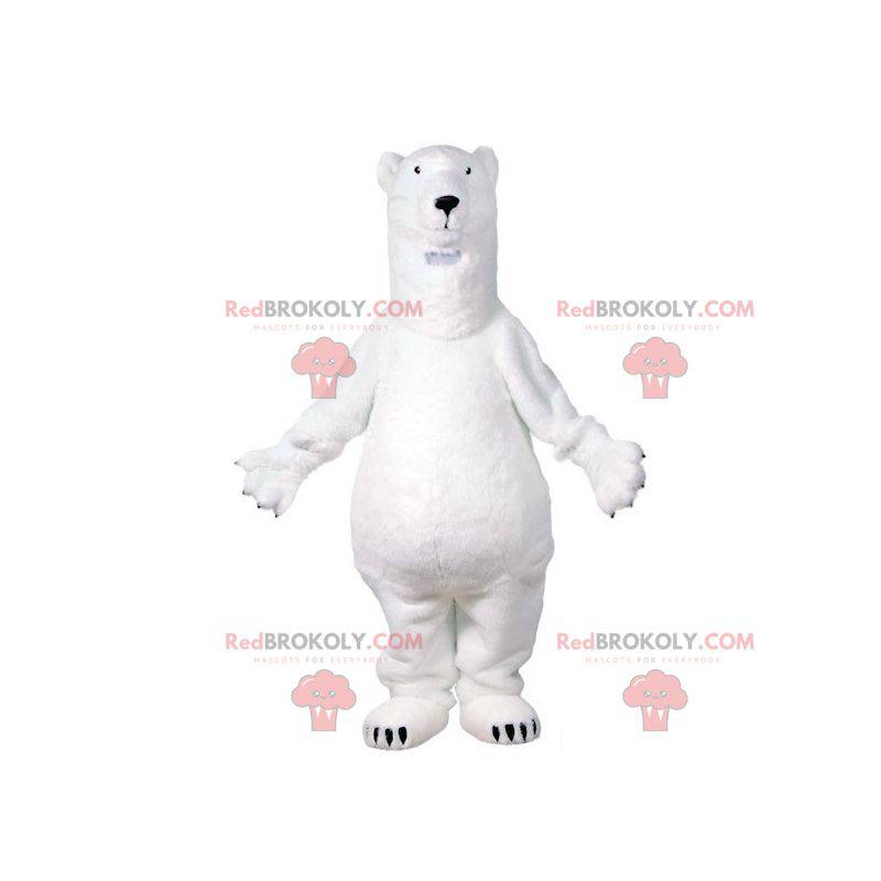 Very realistic polar bear mascot. Polar bear mascot -