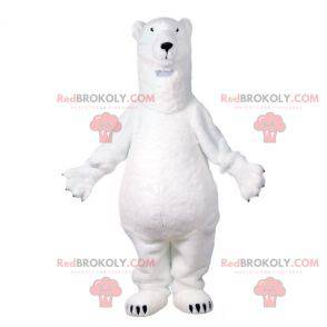 Mascotte orso polare molto realistico. Mascotte dell'orso