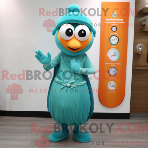 Disfraz de mascota Teal...