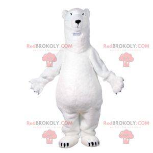 Zeer realistische ijsbeermascotte. Mascotte ijsbeer -