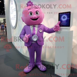 Lavendel Pink maskot...