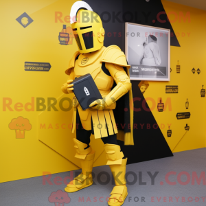 Gul Spartan Soldier maskot...