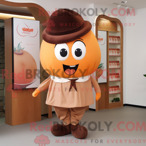 Peach Chocolate Bar mascot...