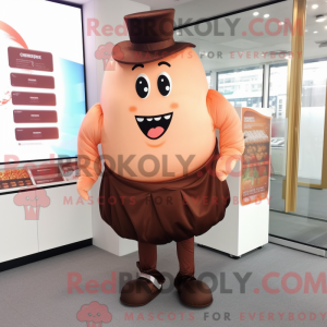 Peach Chocolate Bar mascot...