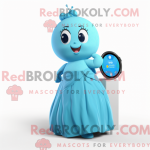 Disfraz de mascota de Cyan...