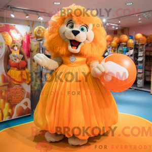 Costume mascotte de Lion...