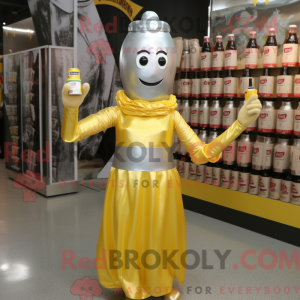 Silver Bottle Of Mustard...