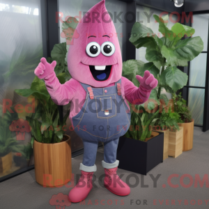 Pink Aubergine maskot...