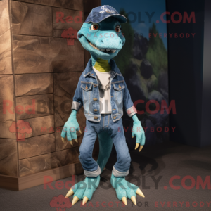 Disfraz de mascota Cyan...