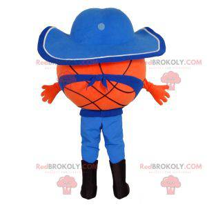 Maskot basketbalu oblečený jako kovboj - Redbrokoly.com