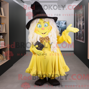 Citrongul heks maskot...