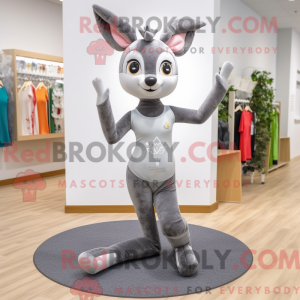 Gray Roe Deer mascot...
