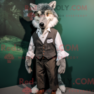Wolf mascotte kostuum...