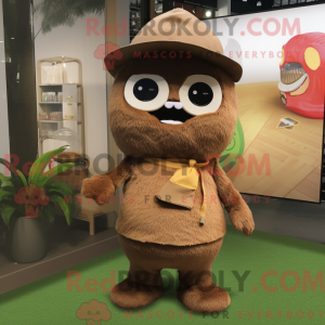 Brown Pho mascot costume...