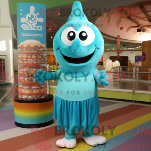 Turkis Cupcake maskot...