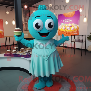 Turkis Cupcake maskot...
