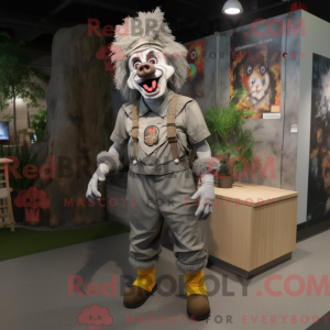 Grijze boze clown...