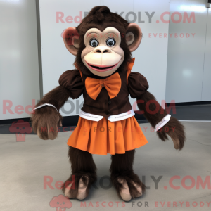Rust Chimpanse maskot...