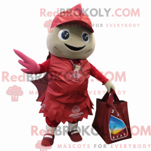 Maroon Tuna-mascottekostuum...