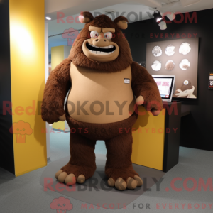 Personaggio mascotte orco...