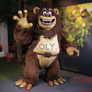 Personaggio mascotte orco...