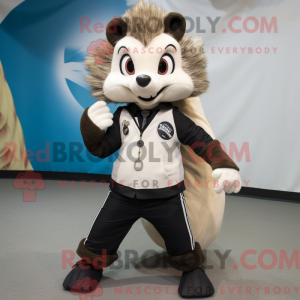 Tan Skunk-mascottekostuum...