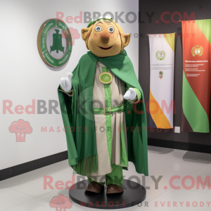 Oliven irsk flagg maskot...