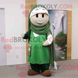 Oliven irsk flagg maskot...