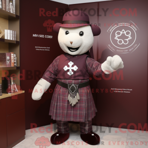 Maroon Celtic Cross...