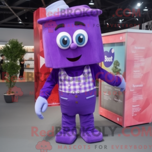 Purple Candy Box mascot...