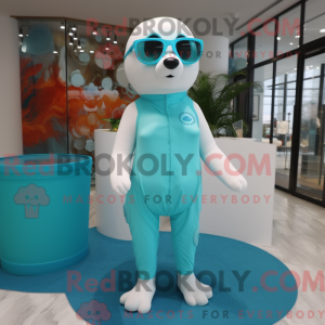 Turquoise hermelijn...