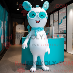 Turquoise Ermine mascot...