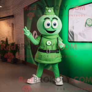 Green Moussaka mascot...
