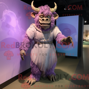 Lavendel Minotaur maskot...