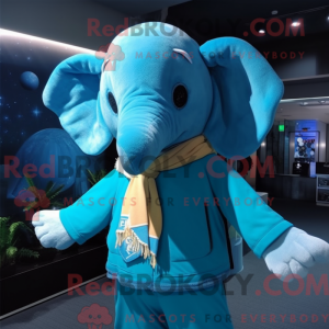 Máscara de elefante ciano...