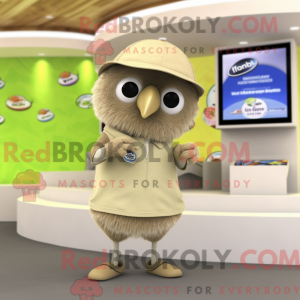 Costume mascotte de kiwi...