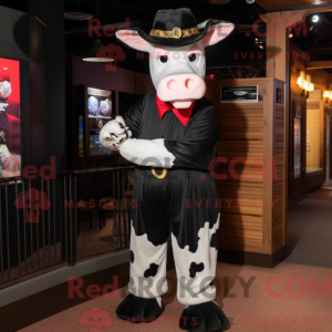 Black Holstein Cow...