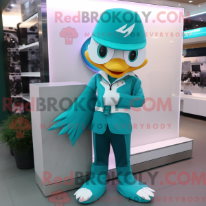 Teal Arrow Of Love mascot...