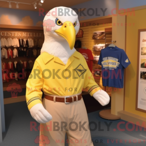 Gul Bald Eagle maskot...