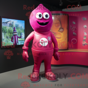 Rødbrun Rosa máscara de...