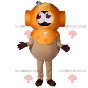 Mascotte de scaphandrier. Mascotte de plongeur sous-marin -