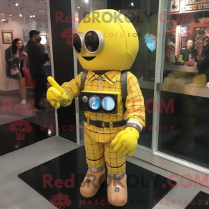 A máscara de astronauta Gul...