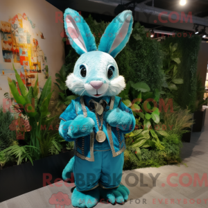 Disfraz de mascota Cyan...