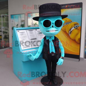 Cyan Graveyard Maskottchen...