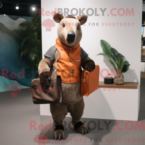 Rust Tapir-mascottekostuum...