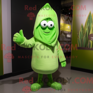 Lime Green Onion maskot...