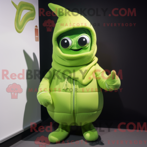 Lime Green Onion maskot...